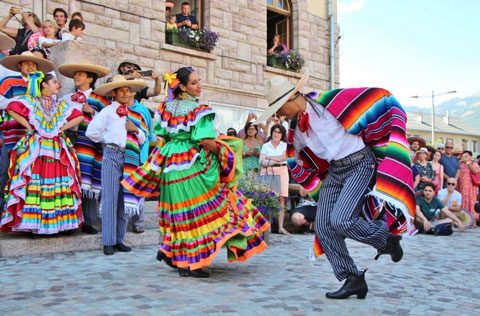 Fête mexicaine de Barcelonnette, en août